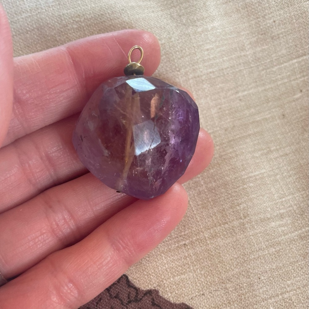 Vintage Amethyst/ Ametrine Pendant
